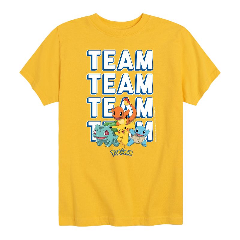 Boys' - Pokémon - Team Player Short Sleeve Graphic T-Shirt