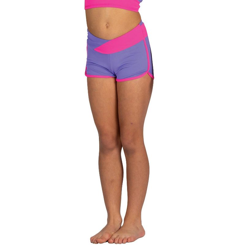 شورت ليلي للبنات من مجموعة Convention Wear - لونان من DanzNMotion 25401C