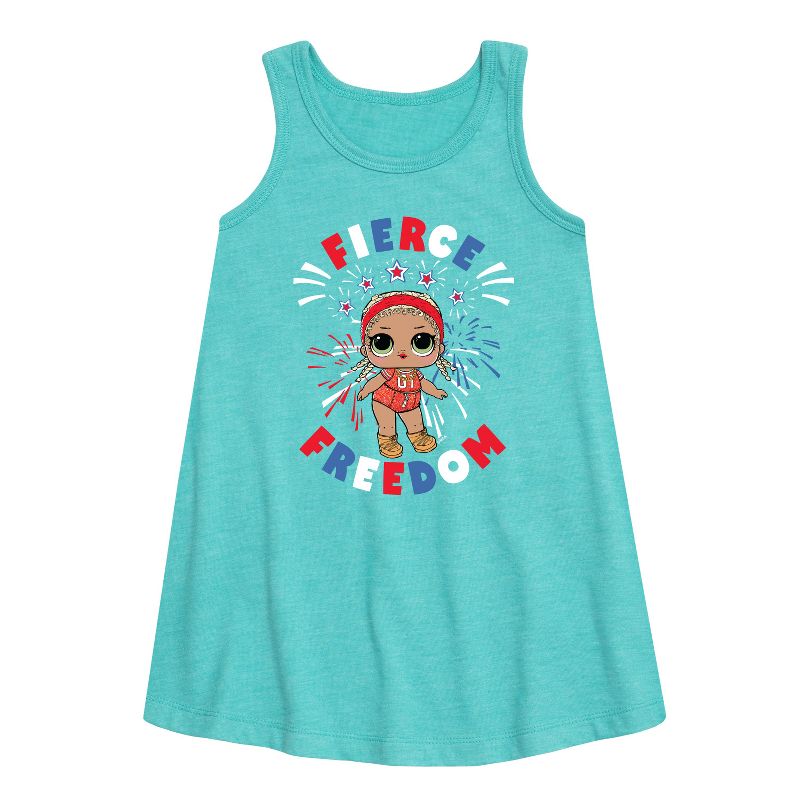 Girls' - LOL Surprise! - 4th of July Graphic Sleeveless Aline Dress