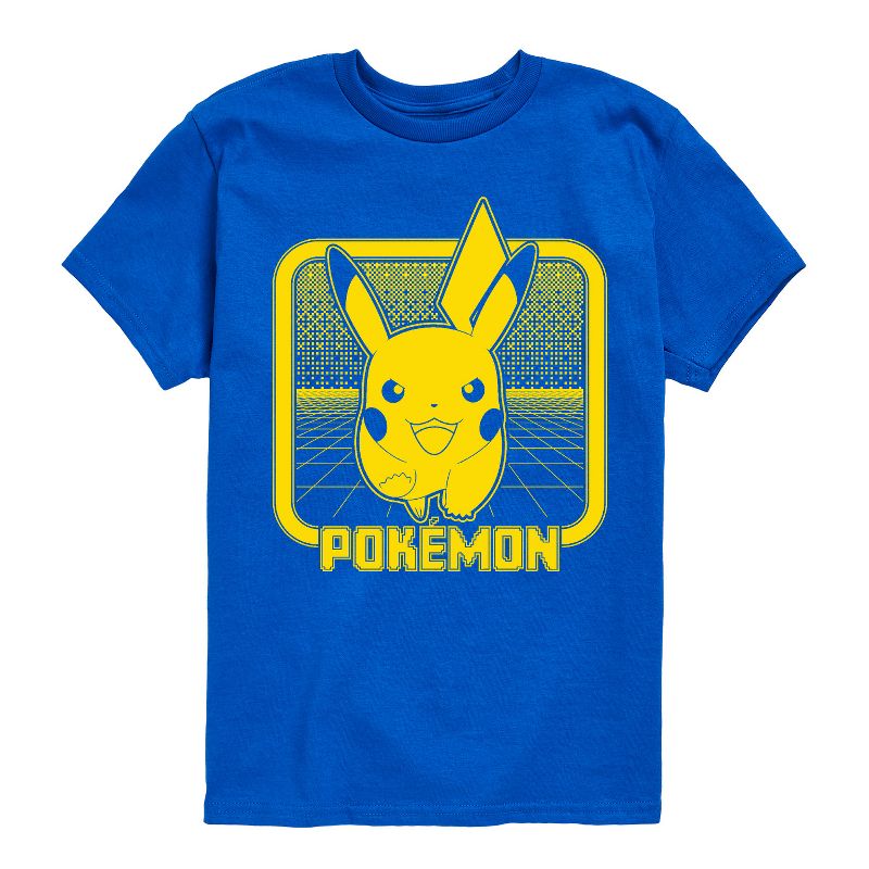 Boys' - Pokémon - Pikachu Retrogamer Short Sleeve Graphic T-Shirt