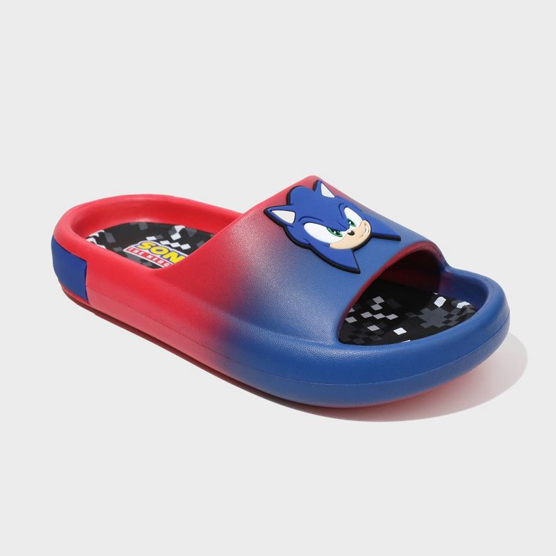 Kids' Sonic the Hedgehog Faded Comfort Slides