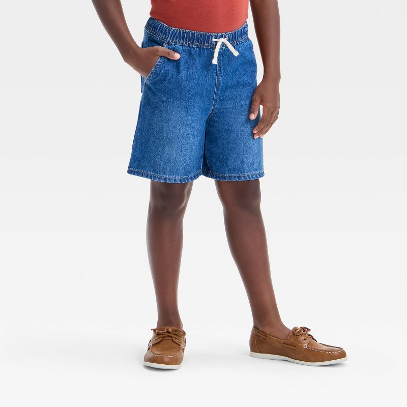 Boys' Pull-On 'Above the Knee' Denim Shorts - Cat & Jack™