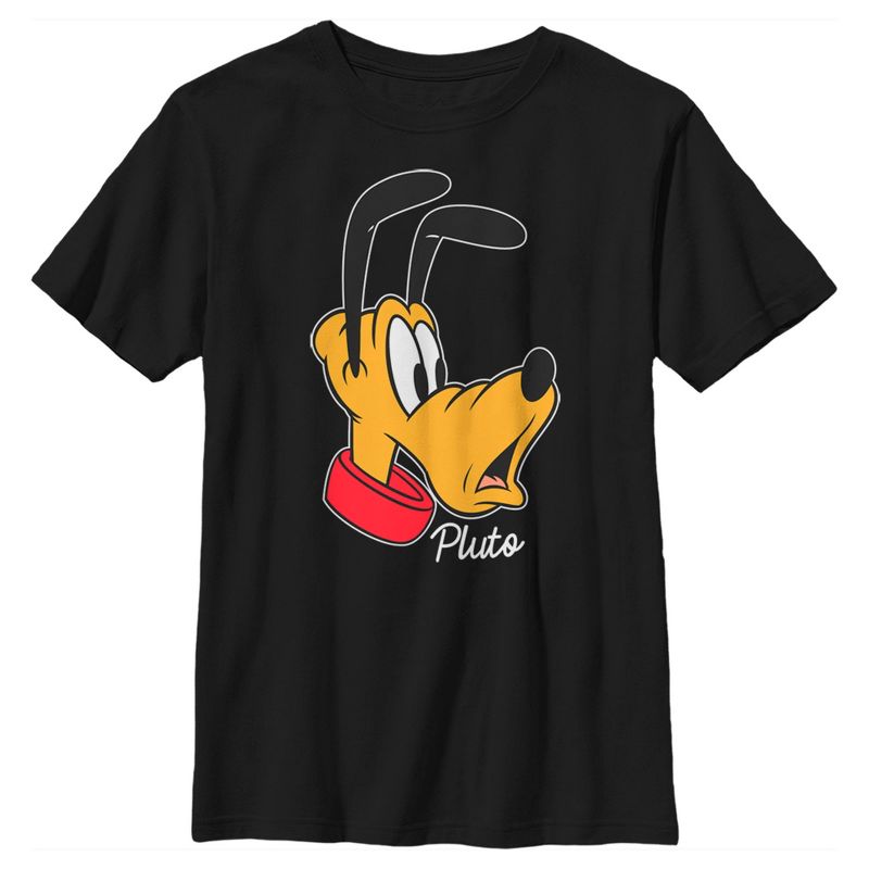 Boy's Disney Pluto Portrait T-Shirt