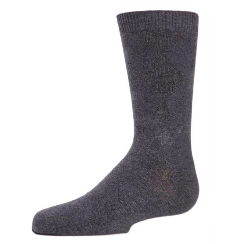Memoi Boys' Awesome Argyle Crew Socks
