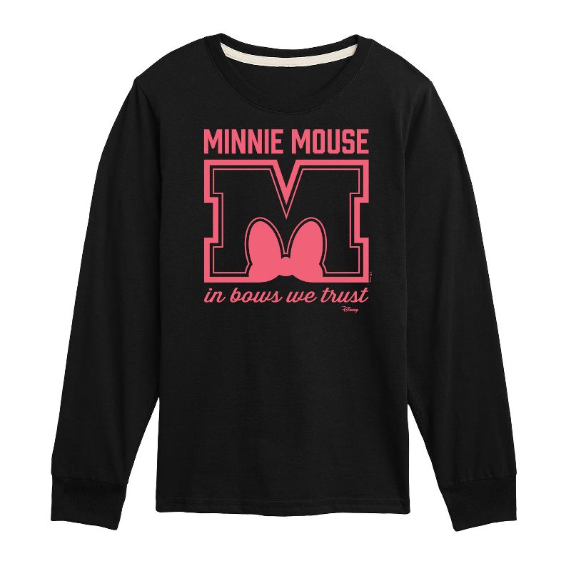 Boys' - Disney - Minnie Mouse Long Sleeve Graphic T-Shirt