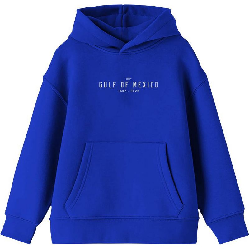 RIP Gulf of Mexico 1607-2025 Youth Long Sleee Hoodie