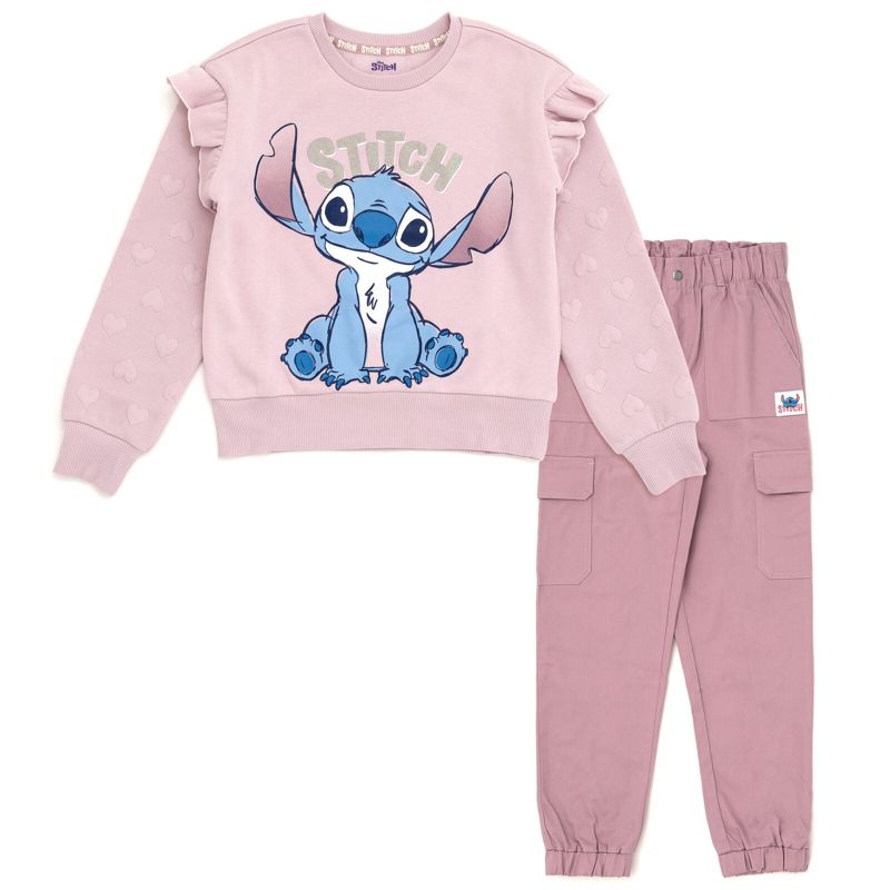 Disney Fleece Sweatshirt and Twill Jogger Pants Outfit Set Toddler