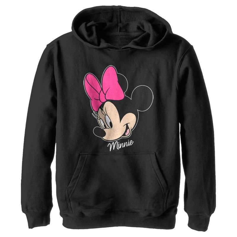 Boy's Disney Minnie Portrait Pull Over Hoodie