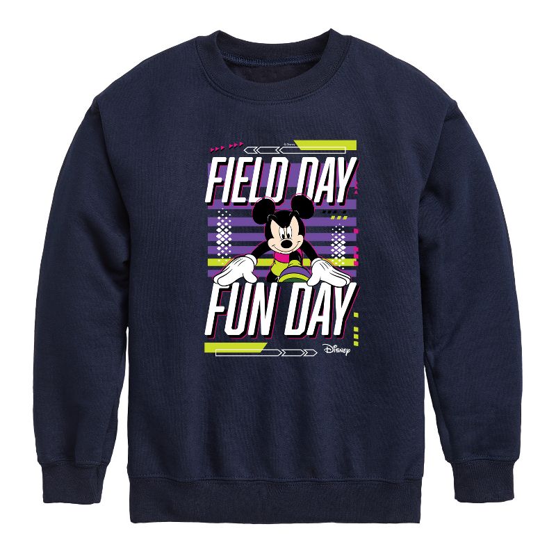 Boys' - Disney - Field Day Fun Day Graphic Long Sleeve Fleece Sweatshirt