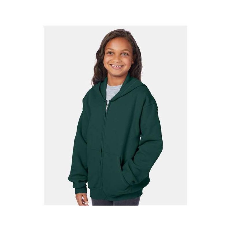 EG PRO - سويت شيرت بغطاء رأس وسحاب كامل للبنات - عبوة واحدة - ناعم للغاية وجيد التهوية