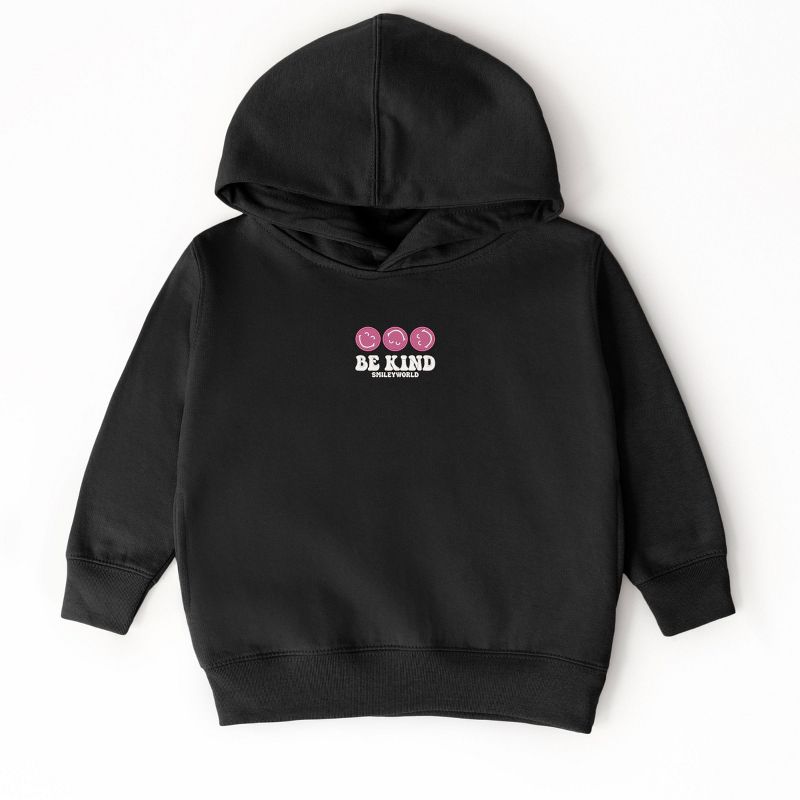 The Juniper Shop SmileyWorld Embroidered Be Kind Turning Smiles Toddler Hoodie