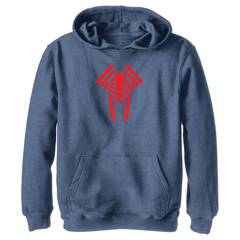 Boy's Spider-Man: Across the Spider-Verse Spider-Man 2099 Logo Pull Over Hoodie
