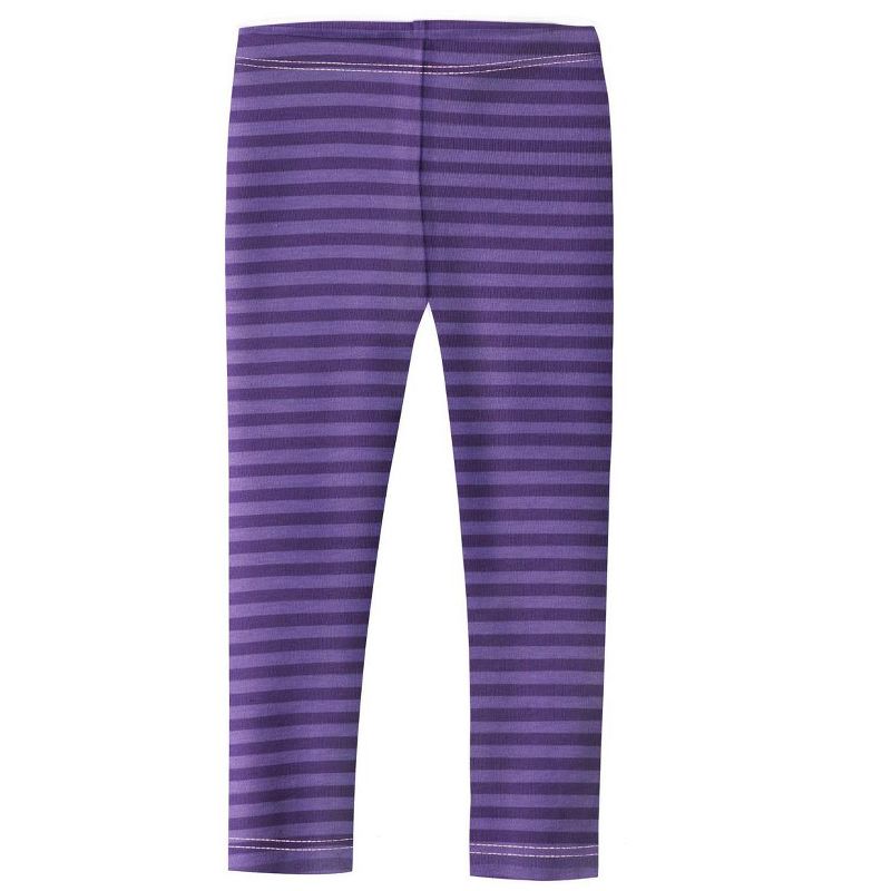 City Threads USA-Made Girls Soft Stripe Leggings