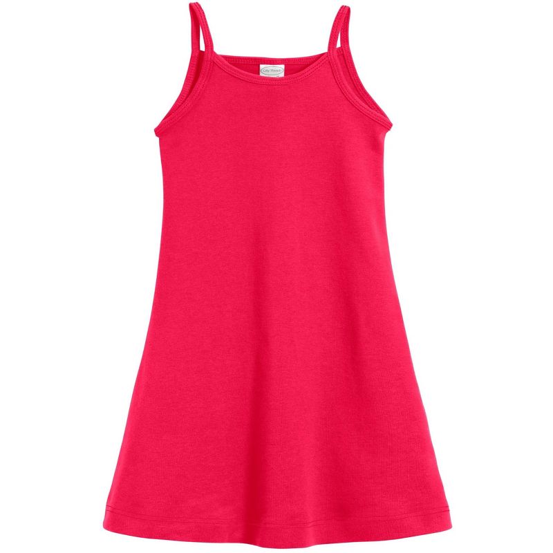 City Threads USA-Made Cotton Girls Soft Camisole Dress (Part 2)