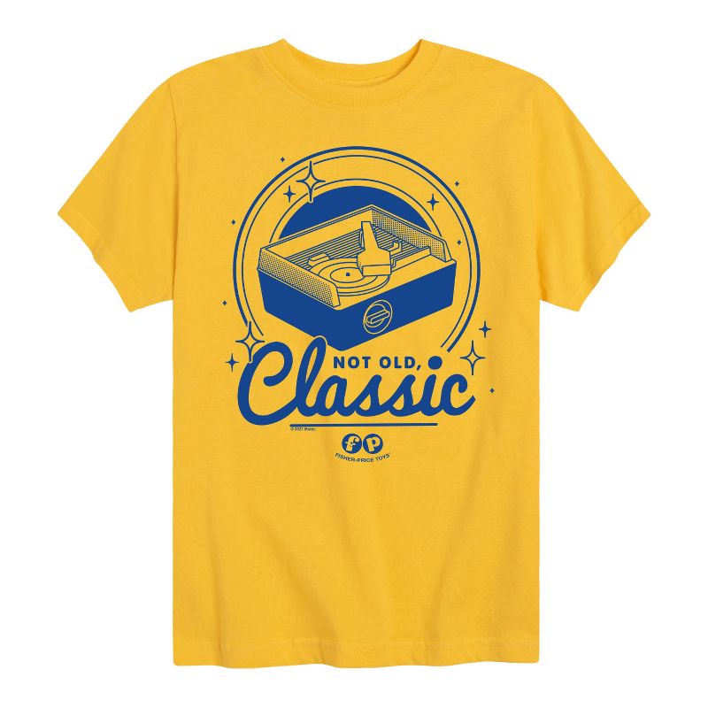 تي شيرت جرافيكي بأكمام قصيرة من فيشر برايس للأولاد - Not Old Classic