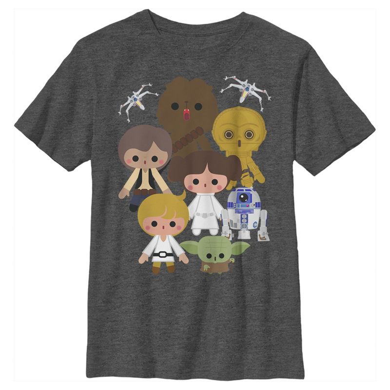 Boy's Star Wars Cute Cartoon Rebels T-Shirt