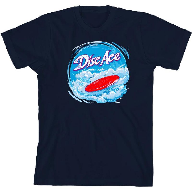 "Disc Ace" Frisbee Disc Youth Crew Neck Short Sleeve Tee