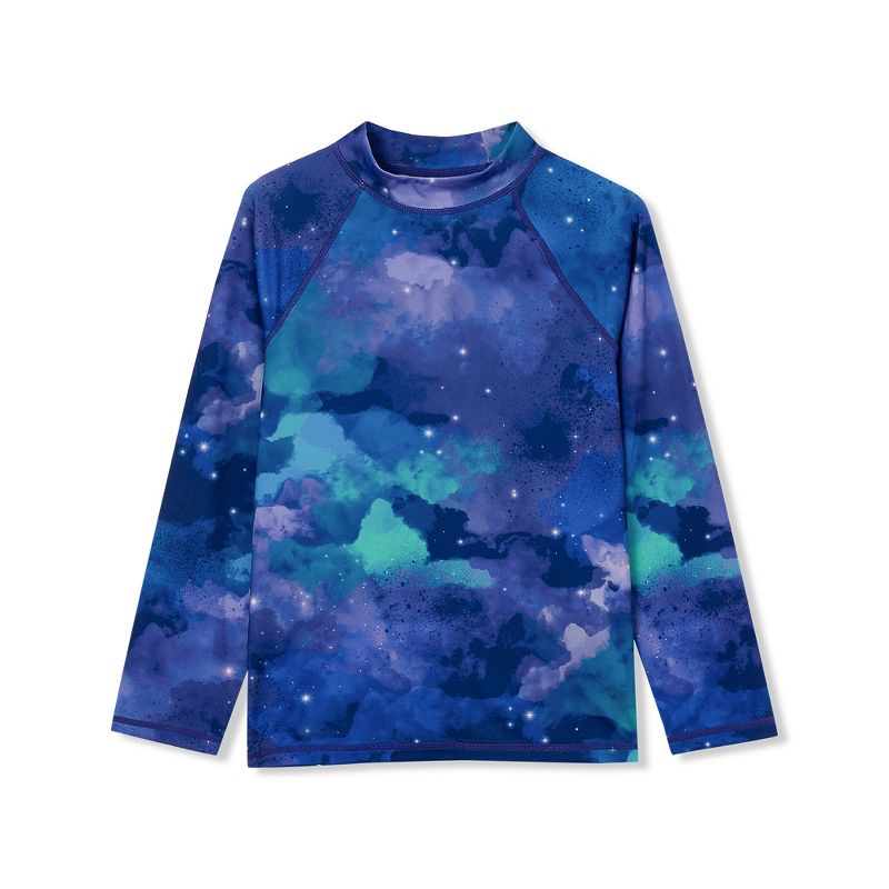 واقي من الطفح الجلدي بأكمام طويلة للأطفال من Lands' End مع عامل حماية من أشعة الشمس UPF 50