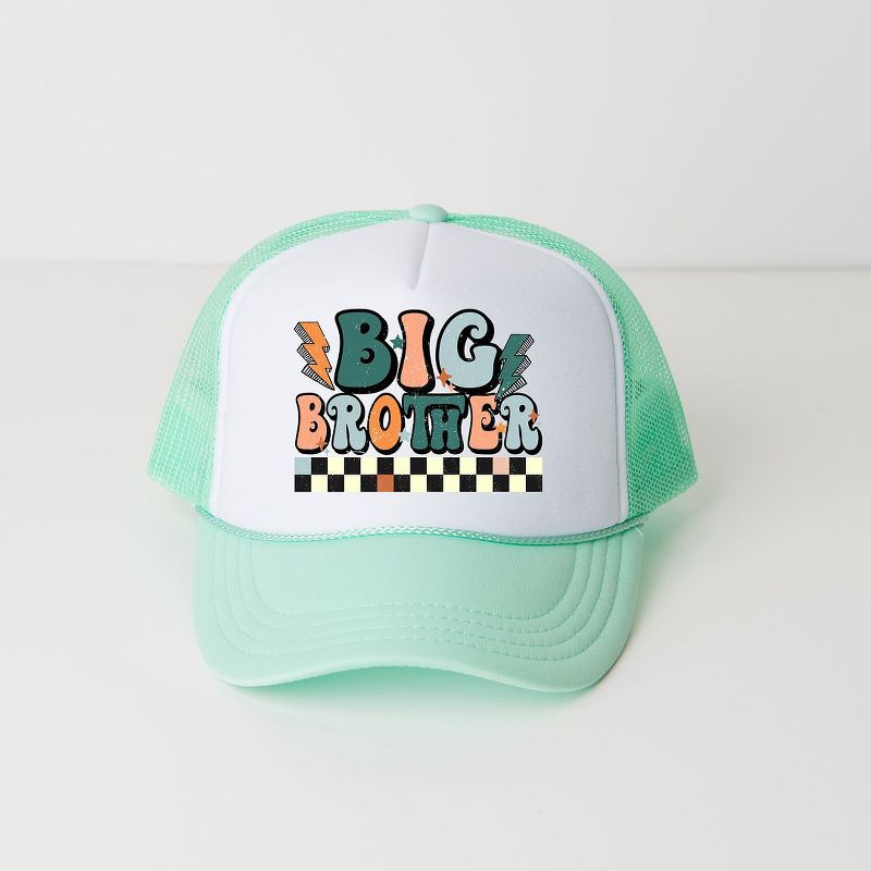 The Juniper Shop Big Brother Checkered Youth Foam Trucker Hat
