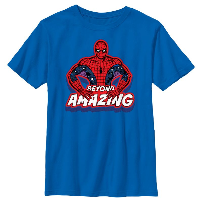 Boy's Spider-Man: Beyond Amazing Retro Pose T-Shirt