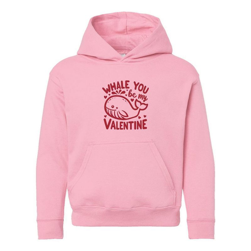 The Juniper Shop Valentine's Whale Youth Graphic Hoodie