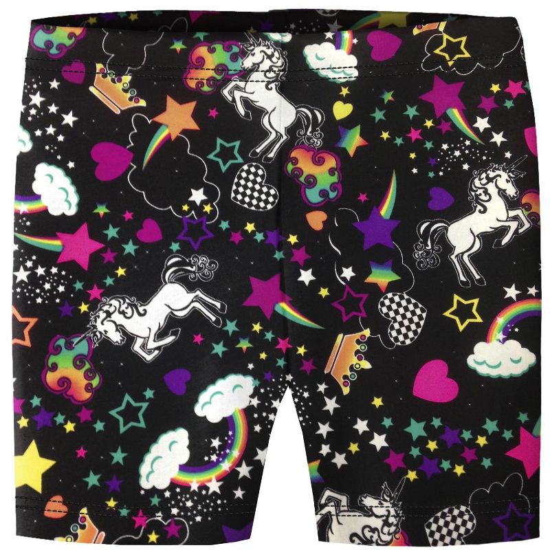 City Threads USA-Made Printed Girls Novelty Bike Shorts
