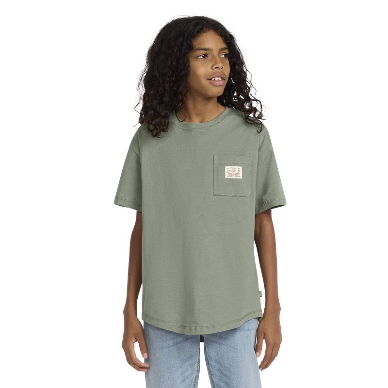 Levi's® Boys' Short Sleeve Patch Pocket T-Shirt - Green