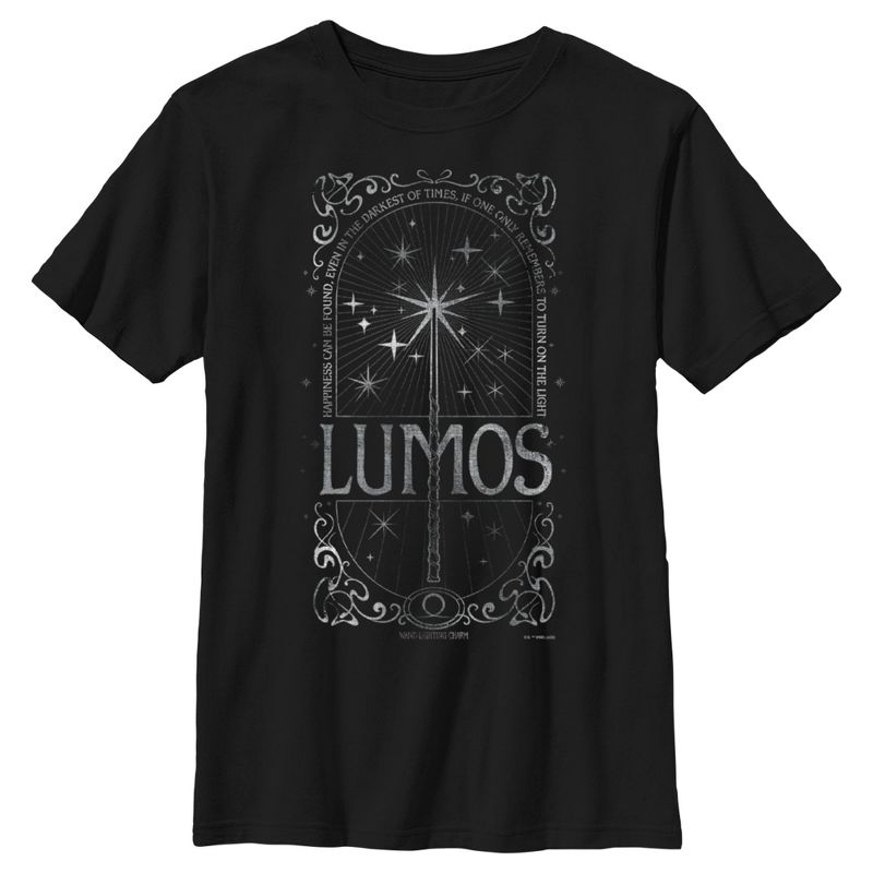 Boy's Harry Potter Lumos Happiness Spell T-Shirt