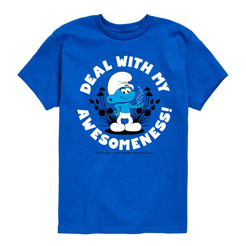 Boys' - Smurfs - Short Sleeve Graphic T-Shirt