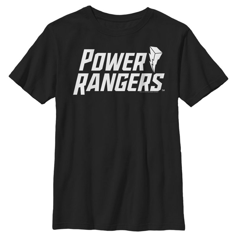 Boy's Power Rangers Classic Lightning Bolt Logo T-Shirt