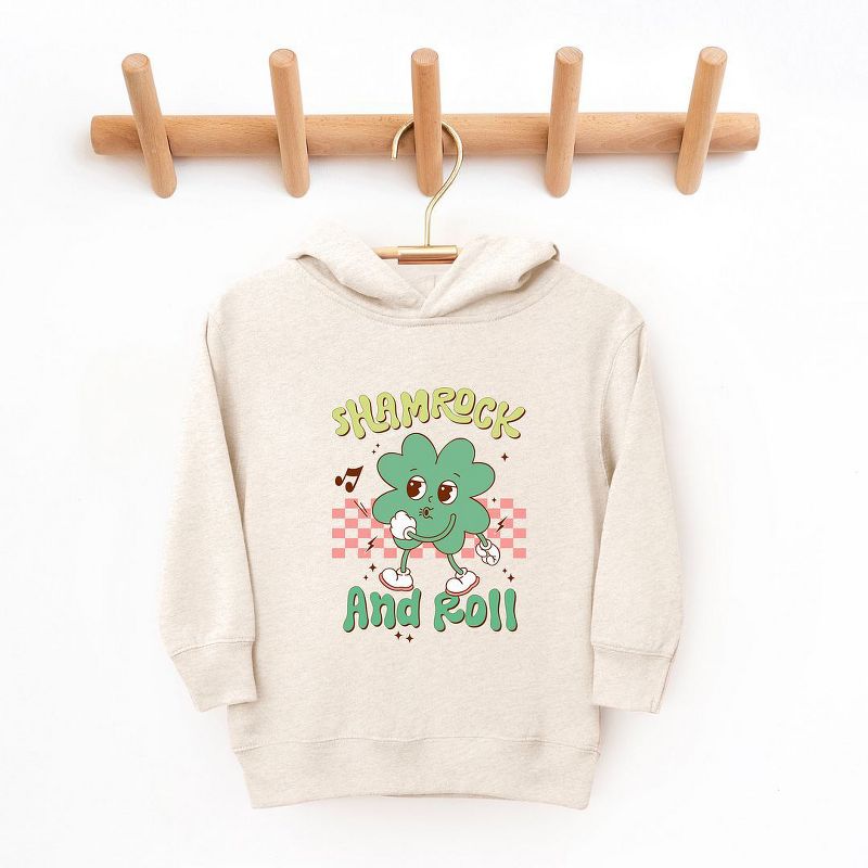 The Juniper Shop Shamrock And Roll Toddler Graphic Hoodie