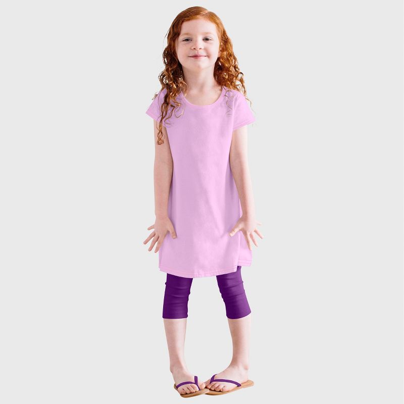 City Threads Soft Knit Jersey Girls Cap Sleeve Dress - USA-Made