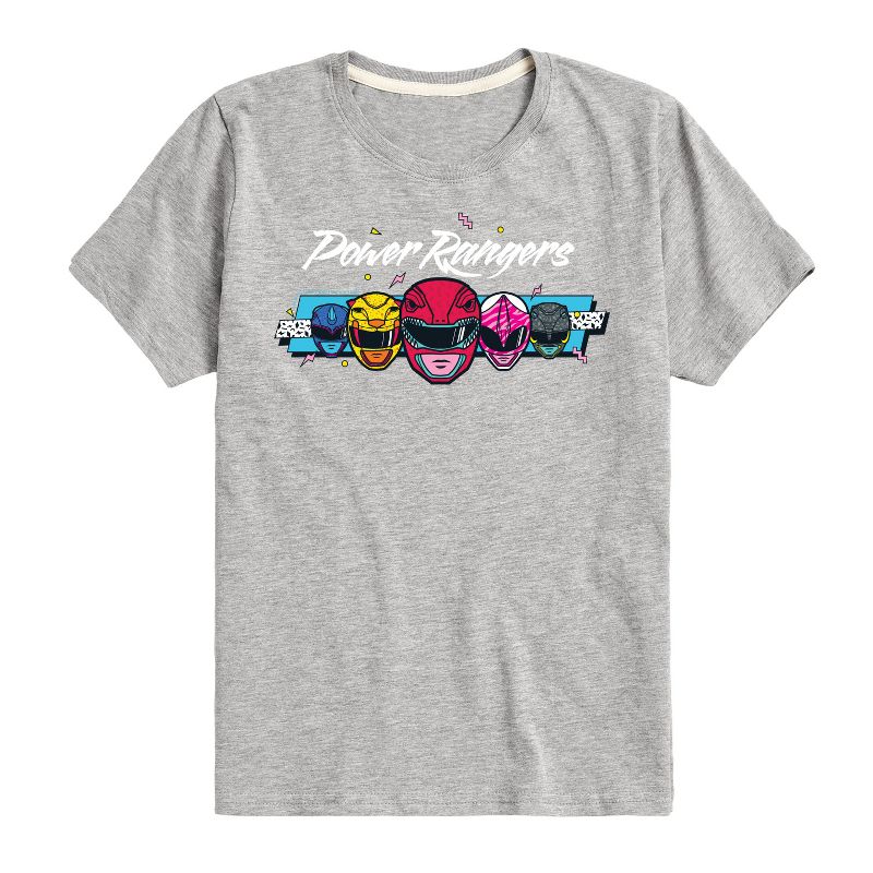 Boys' - Power Rangers - Character Heads Short Sleeve Graphic T-Shirt