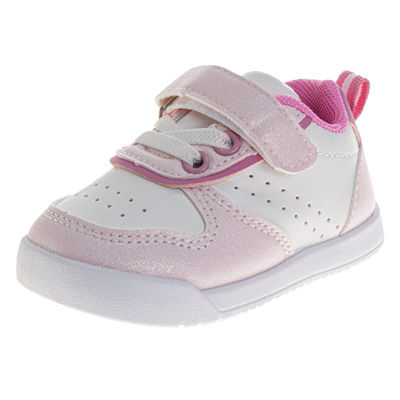 Josmo Leather Sandals for Girls and Boys - Lightweight Strap Closure Lace Up Shoes Tennis Running Athletic Sneakers (Sizes 5-10 Toddlers)