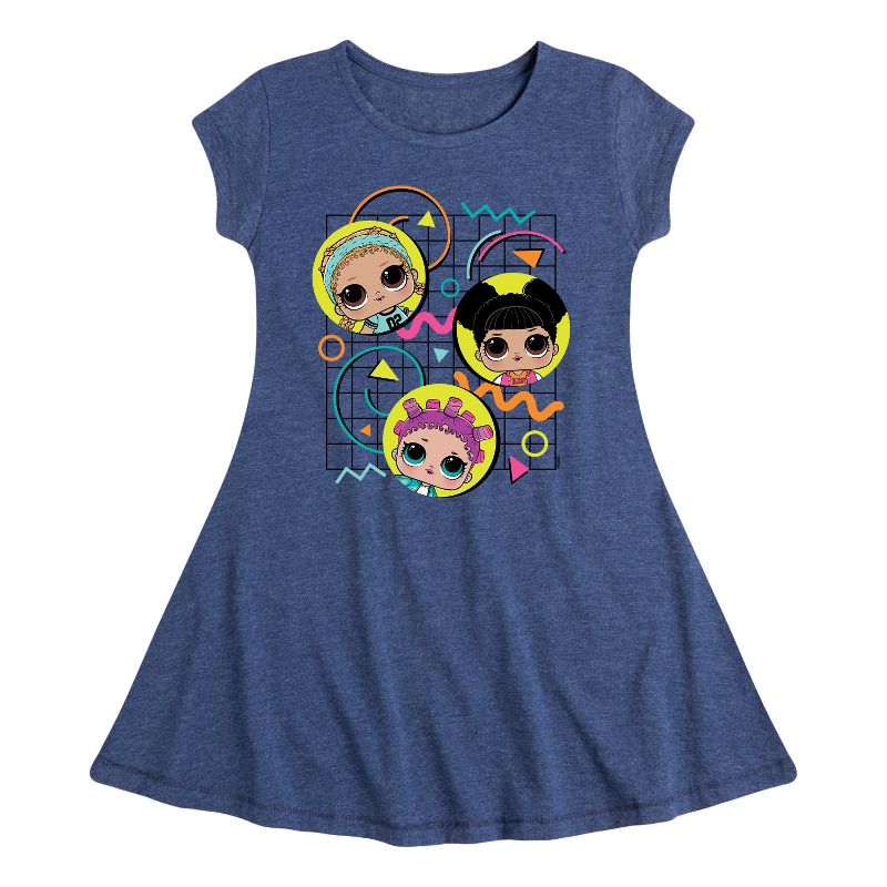 فستان بناتي - مفاجأة LOL! - تصميم كلاسيكي أنيق بأكمام قصيرة