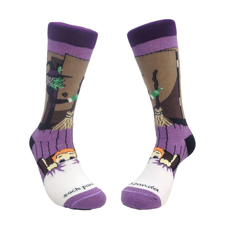 Nightmare Monster in the Closet Socks (Adult Large, Adult Medium or Tween Sizes) from the Sock Panda - Great for Halloween