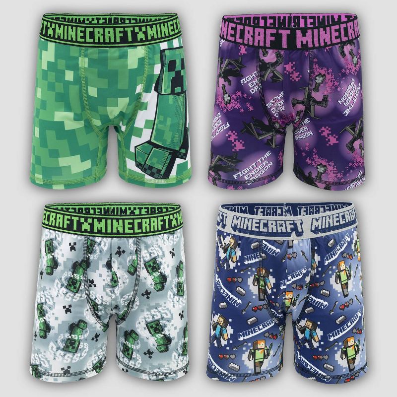 Boys' Minecraft 4pk Underwear
