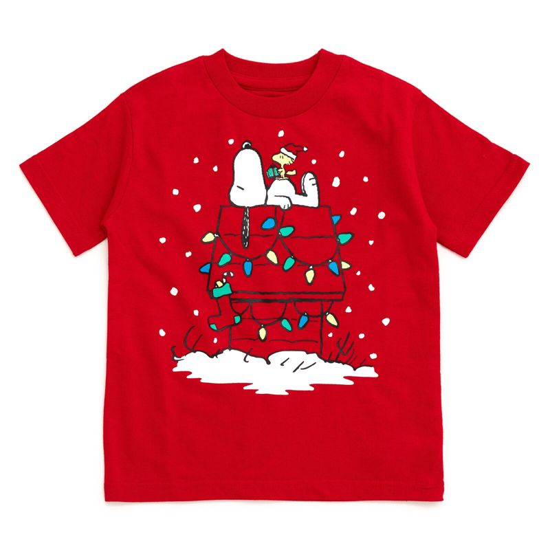 Snoopy Peanuts Halloween Christmas Valentines Day July 4th St. Patrick's Day T-Shirt Little Kid to Big Kid