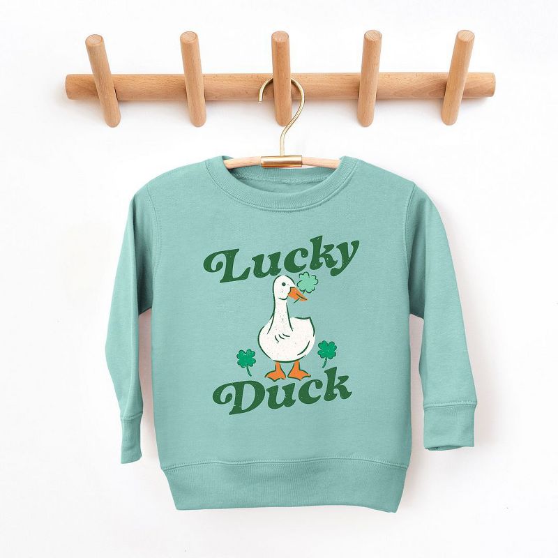 The Juniper Shop Lucky Duck Toddler Graphic Sweatshirt