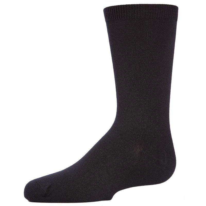 Memoi Kids' Basic Modal Crew Socks