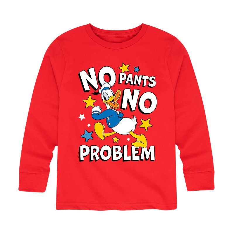 Boys' - Disney - No Pants No Problem Long Sleeve Graphic T-Shirt