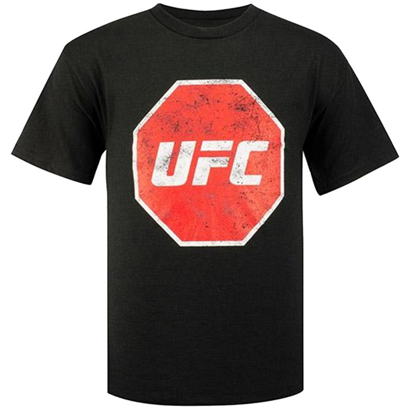 تي شيرت UFC للأولاد بشعار جرافيكي ممزق