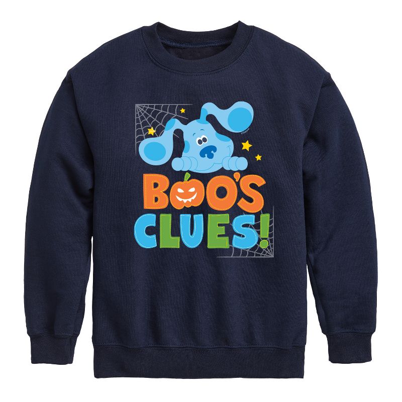 Boys' - Blue's Clues & You! - Boo's Clues Graphic Long Sleeve Fleece Sweatshirt