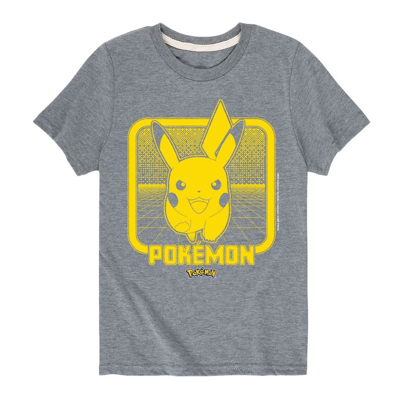 Boys' - Pokémon - Pikachu Retrogamer Short Sleeve Graphic T-Shirt