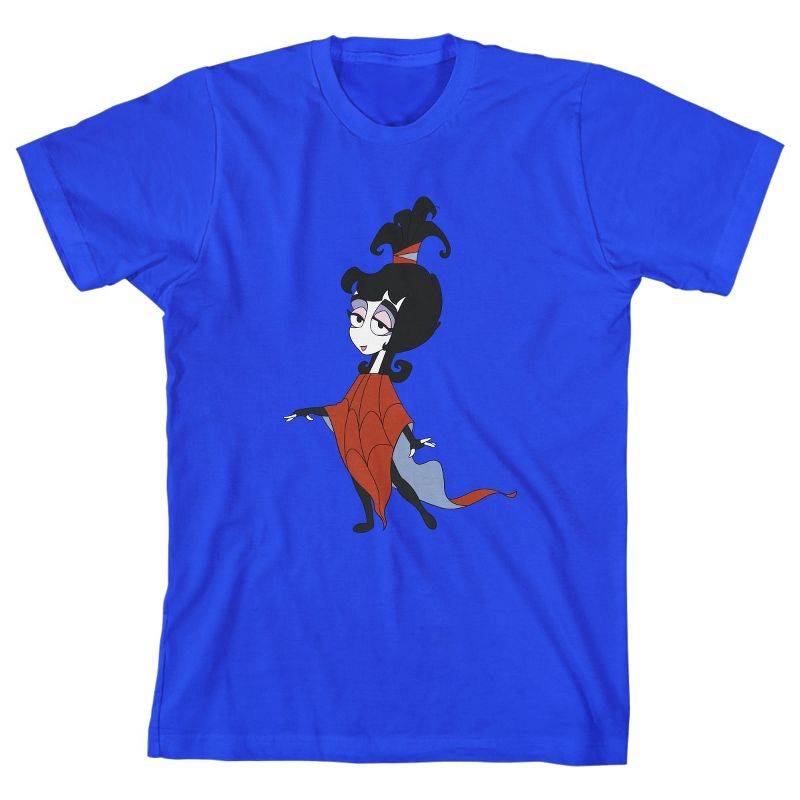 Beetlejuice Animated Series Lady Lydia Youth Boy's Royal Blue T-Shirt