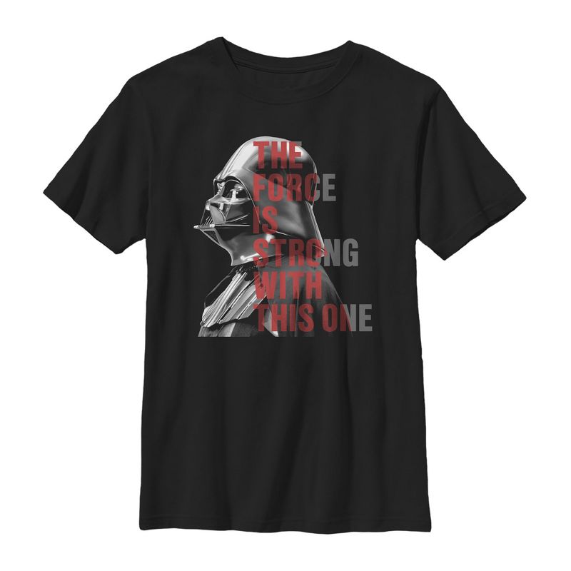 تي شيرت دارث فيدر من Star Wars Force is Strong للأولاد