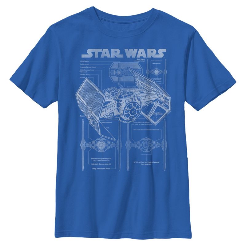 Boy's Star Wars TIE Fighterprint T-Shirt