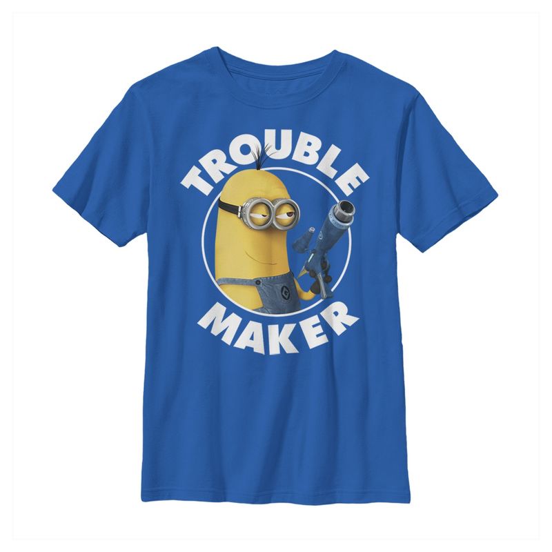 Boy's Despicable Me Minion Trouble Maker T-Shirt