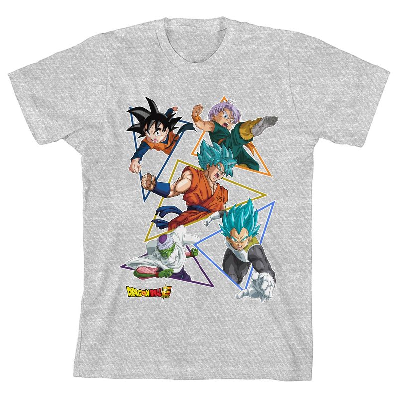 Dragon Ball Z Favorite Characters Youth Boy Short Sleeve Tee