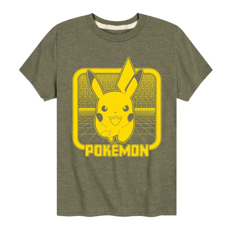 Boys' - Pokémon - Pikachu Retrogamer Short Sleeve Graphic T-Shirt